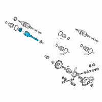 OEM 2010 Lexus IS F Joint Assy, Front Drive Inboard, RH Diagram - 43030-30020