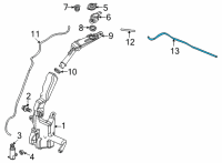 OEM 2022 Honda Civic TUBE (4X7X670) Diagram - 76817-T20-A01