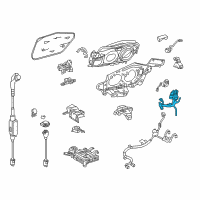 OEM 2019 Toyota Prius Prime Cable Assembly Diagram - G9081-47040