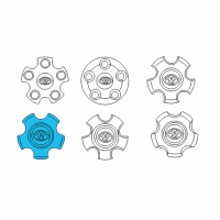 OEM 2012 Toyota Tundra Center Cap Diagram - 42603-0C090