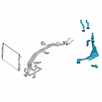 OEM 2012 Nissan Quest Pipe Assembly Rear Cooler High B Diagram - 92462-1JA0B