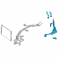 OEM 2017 Nissan Quest Pipe Assembly Rear Cooler High B Diagram - 92462-1JA0B