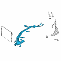 OEM Nissan Quest Pipe Rear Cooler, Higher Diagram - 92460-1JA0A