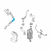 OEM Kia Forte Koup Hose Assembly-I/C Inlet Diagram - 282542B710