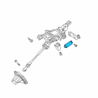 OEM Ford Police Interceptor Utility Adjuster Motor Diagram - 9A5Z-3F840-A