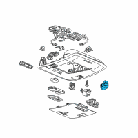 OEM 2016 GMC Sierra 1500 Hazard Switch Diagram - 22822502