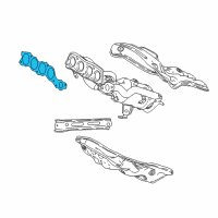 OEM 2019 Lexus ES300h Gasket Exhaust MANI Diagram - 17173-F0010