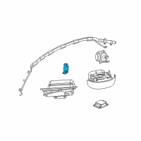 OEM 2004 Saturn Ion Module Asm-Inflator Restraint Side Imp Sensor Diagram - 22689054