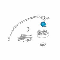 OEM Saturn Clock Spring Diagram - 15778696