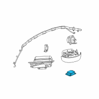 OEM Saturn Ion Module Asm, Inflator Restraint Side Imp Sensor Diagram - 10369308