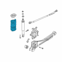 OEM 2017 Ram 2500 Front Coil Spring Left Diagram - 68172108AA