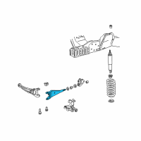 OEM Ford E-150 Club Wagon Radius Arm Diagram - F6UZ-3A360-AA