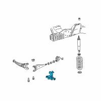 OEM Ford E-150 Econoline Club Wagon Knuckle Diagram - XC2Z-3105-AA