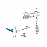 OEM Ford E-350 Club Wagon Axle Arm Diagram - F2UZ-3007-B