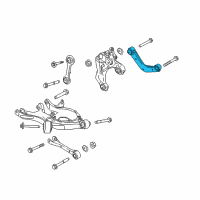 OEM 2017 Lincoln MKX Upper Control Arm Diagram - E1GZ-5500-B