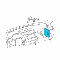 OEM 2005 Toyota Solara ECM Diagram - 89661-06C13