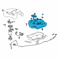 OEM Chevrolet Cruze Fuel Tank Diagram - 23467368