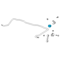 OEM 1998 BMW Z3 Stabilizer Rubber Mounting Diagram - 33-55-1-094-635