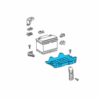 OEM 2020 Toyota RAV4 Battery Tray Diagram - 74404-0R060