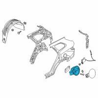 OEM Hyundai Santa Fe XL Housing Assembly-Fuel Filler Diagram - 69513-B8000