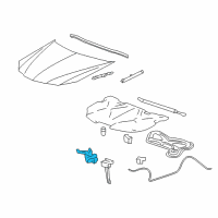 OEM 2008 Pontiac Grand Prix Latch Diagram - 10305541