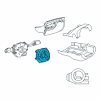 OEM Toyota GR Supra Clock Spring Diagram - 84307-WAA01