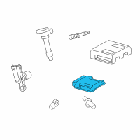 OEM 2010 Cadillac SRX ECM Diagram - 19300013