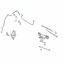 OEM Nissan Versa Hose-Washer Diagram - 28935-EL000