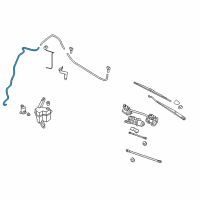 OEM Nissan Versa Hose-Washer Diagram - 28940-EL000