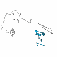 OEM Nissan Versa Link Assy-Wiper Diagram - 28840-EM30A