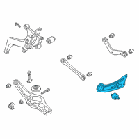 OEM 2022 Hyundai Kona Electric Arm Assembly-RR Trailing Arm, RH Diagram - 55280-K4000