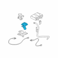 OEM 2003 Ford Escape EGR Valve Diagram - YL8Z-9D475-EA