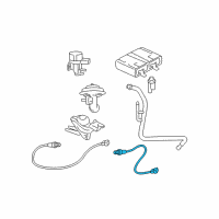 OEM 2001 Ford Escape Oxygen Sensor Diagram - YL8Z-9F472-BA