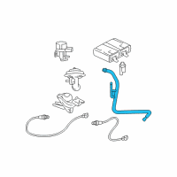 OEM 2004 Ford Escape EGR Tube Diagram - 2L8Z-9D477-AA