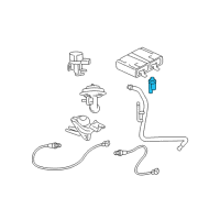 OEM Ford Bronco Pressure Feedback Sensor Diagram - F77Z-9J460-AB