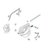 OEM 2017 Ford C-Max Handle, Inside Diagram - CJ5Z-7822600-BH