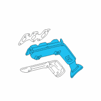 OEM 2007 Toyota Tundra Exhaust Manifold Diagram - 17140-31170