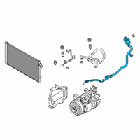 OEM BMW 540i xDrive REFRIGERANT LINE, DUAL LINE Diagram - 64-53-9-324-800