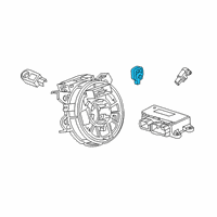 OEM 2021 GMC Sierra 1500 Side Sensor Diagram - 13519412