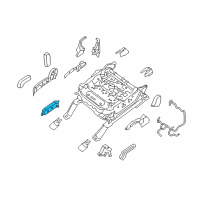 OEM Infiniti QX60 Front Seat Switch Assembly Diagram - 87016-3JA7A