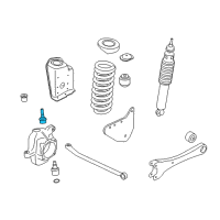 OEM 2011 Ford F-250 Super Duty Upper Ball Joints Diagram - BC3Z-3049-B