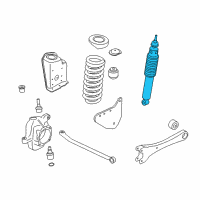 OEM 2021 Ford F-350 Super Duty Shock Diagram - HC3Z-18124-M