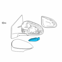 OEM 2014 Toyota Venza Turn Signal Lamp Diagram - 81740-52050