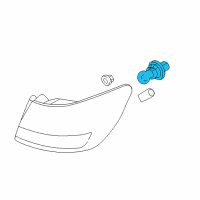 OEM Back Up Lamp Bulb Diagram - 8L2Z-13466-A