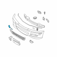 OEM 2006 BMW M3 Flap, Towing Eye, Primed Diagram - 51-11-2-695-252