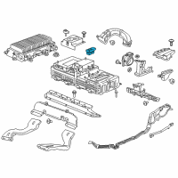 OEM Lever Asm-High Voltage Battery High Voltage Man Disconnect Diagram - 23334577