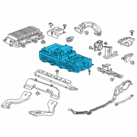 OEM 2017 Chevrolet Malibu Battery Diagram - 24285702