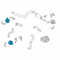 OEM 2016 Ford Focus Water Pump Diagram - EV6Z-8C419-A