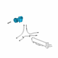 OEM Chrysler Aspen Kit-Pump & PULLEY Diagram - 68034333AB