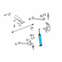 OEM Chevrolet Silverado 3500 Classic Shock Diagram - 19209331